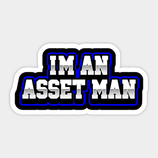 Asset Man Sticker